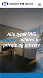 Mobile Screenshot of hojbjergvvsservice.dk